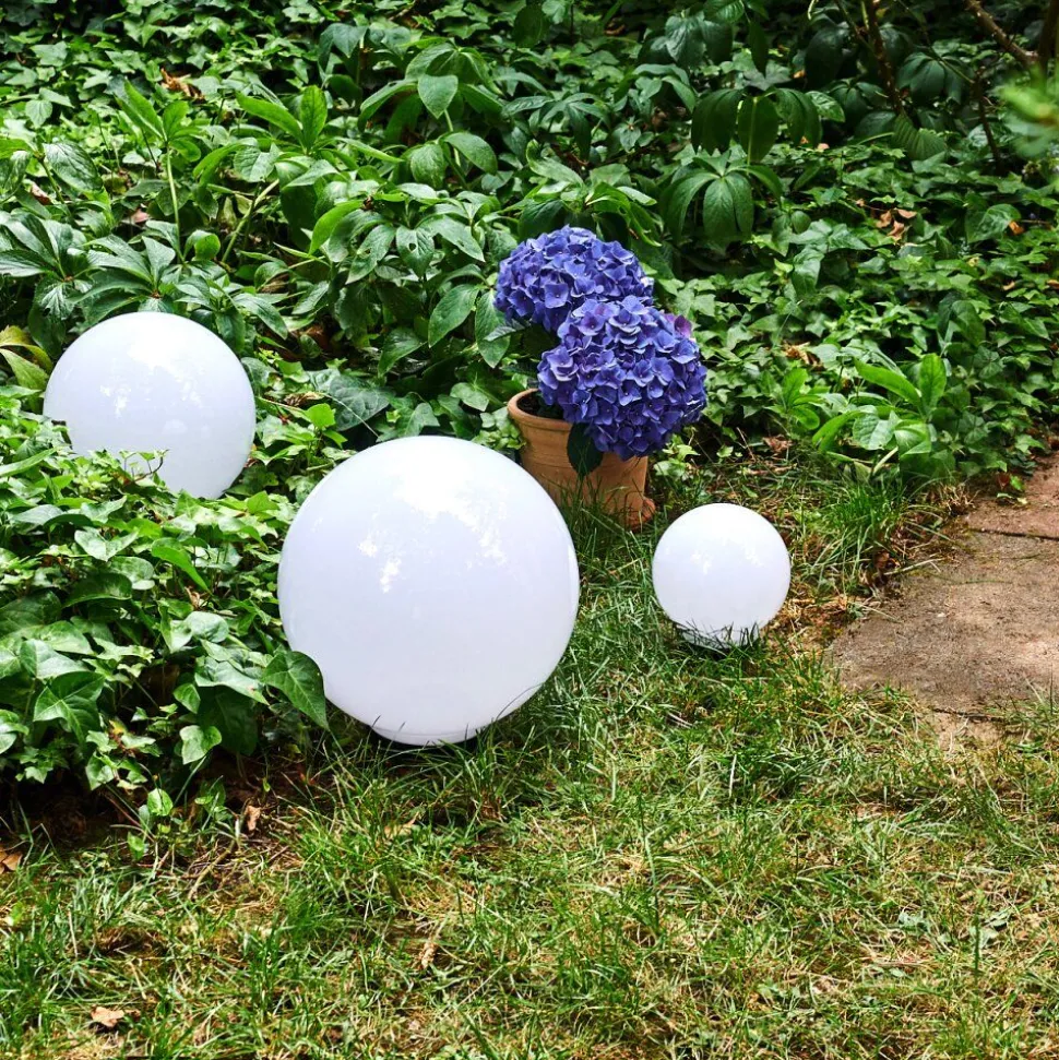Boule Lumineuse Campinas Led Noir, Blanc, 1 Lumiere