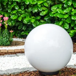 Boule Lumineuse Miau Blanc, 1 Lumiere