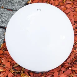 Boule Lumineuse Solar Led Acier Inoxydable, 2 Lumieres