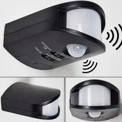 Detecteur De Mouvement Mossa Noir