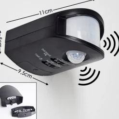 Detecteur De Mouvement Mossa Noir