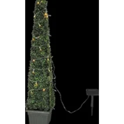 Guirlande Globo Solar Led Noir, 50 Lumieres