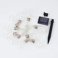 Guirlande Lumineuse Solaire Markhus Led Transparent, 10 Lumieres