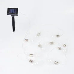 Guirlande Lumineuse Solaire Markhus Led Transparent, 10 Lumieres