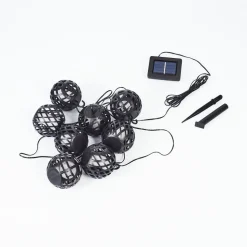 Guirlande Lumineuse Solaire Torpo Led Noir, Blanc, 96 Lumieres