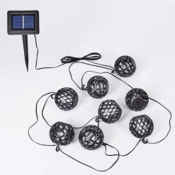 Guirlande Lumineuse Solaire Torpo Led Noir, Blanc, 96 Lumieres