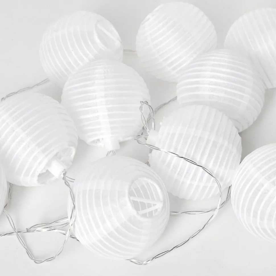 Guirlande Solaire Redding Led Blanc, 10 Lumieres