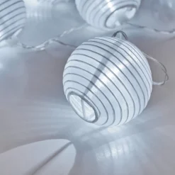 Guirlande Solaire Redding Led Blanc, 10 Lumieres