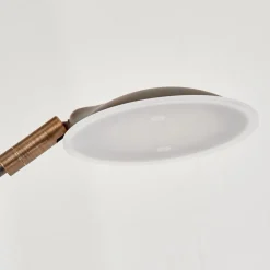 Lampadaire A Vasquegravin Led Vieux Laiton, Blanc, 2 Lumieres