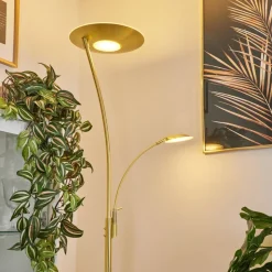 Lampadaire A Vasquegravin Led Laiton, 2 Lumieres