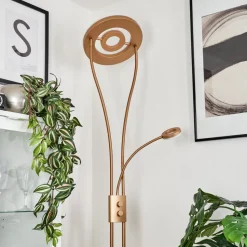 Lampadaire A Vasquekimba Led Or, 3 Lumieres