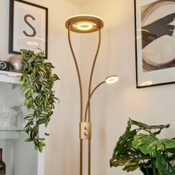Lampadaire A Vasquekimba Led Or, 3 Lumieres