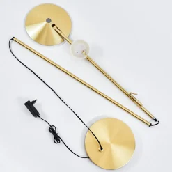 Lampadaire A Vasquemurca Led Laiton, 2 Lumieres