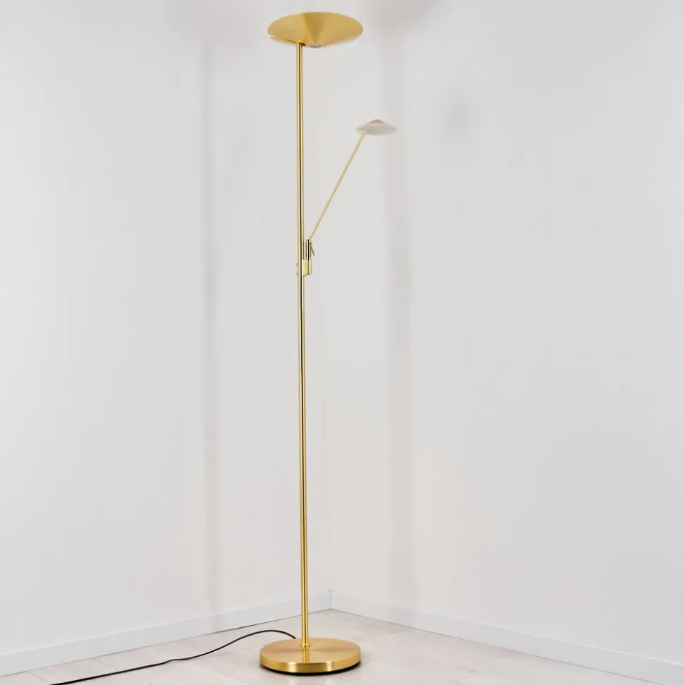 Lampadaire A Vasquemurca Led Laiton, 2 Lumieres