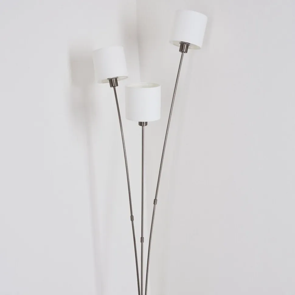 Lampadaire Alsen Nickel Mat, 3 Lumieres