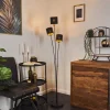 Lampadaire Alsen Noir, 3 Lumieres