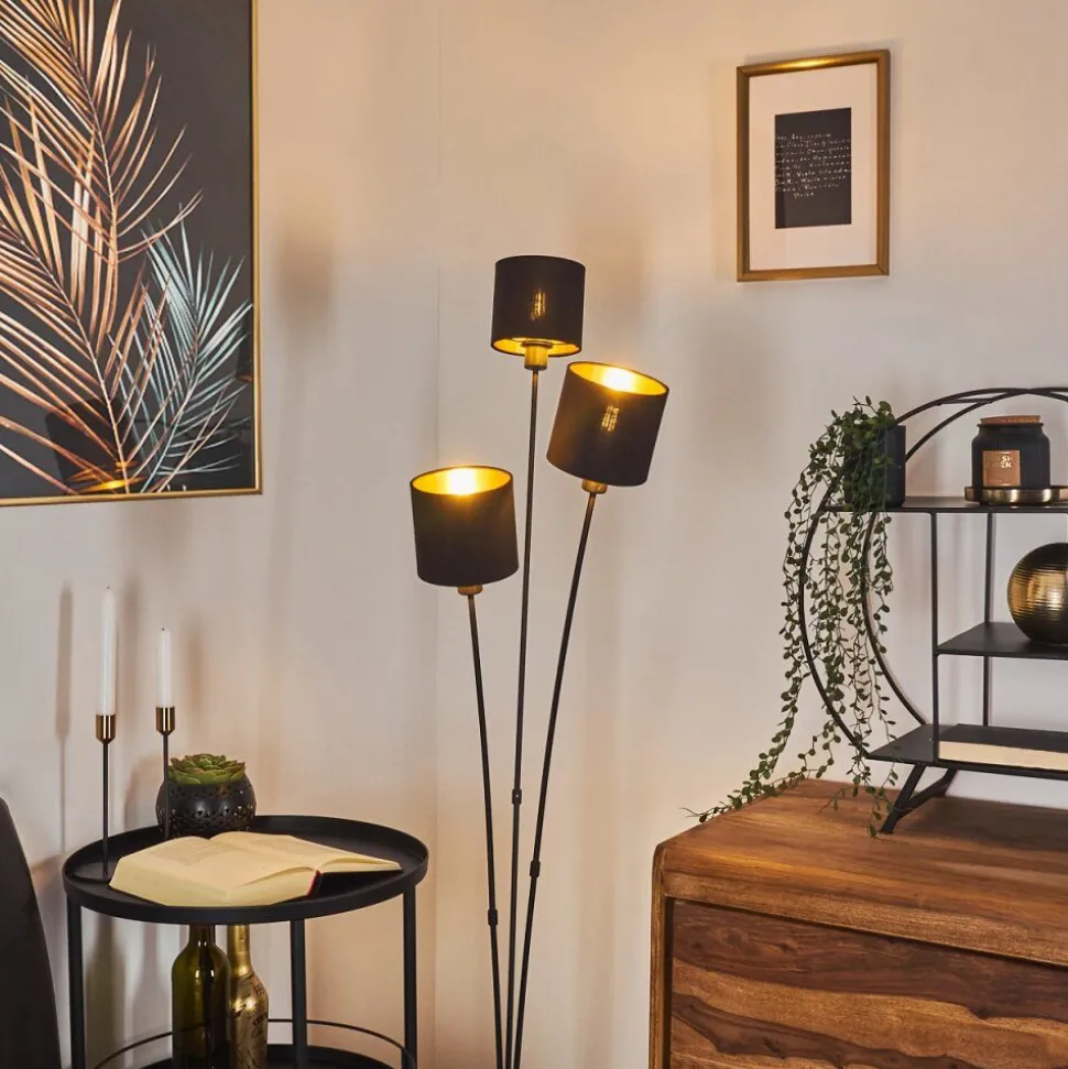 Lampadaire Alsen Noir, 3 Lumieres