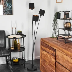 Lampadaire Alsen Noir, 3 Lumieres