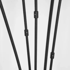 Lampadaire Alsen Noir, 5 Lumieres