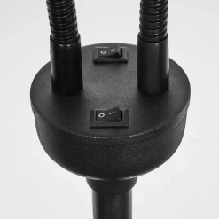 Lampadaire Alsen Noir, 2 Lumieres
