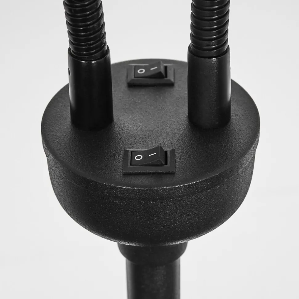 Lampadaire Alsen Noir, 2 Lumieres