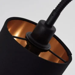 Lampadaire Alsen Noir, 1 Lumiere
