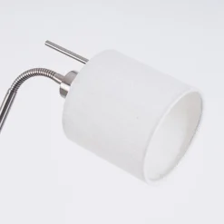 Lampadaire Antillo Nickel Mat, 2 Lumieres