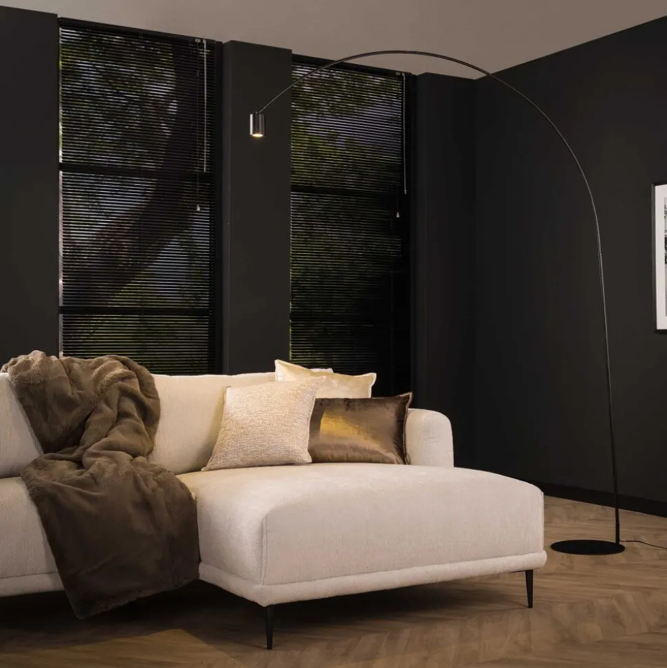 Lampadaire Arc Led Anthracite, 1 Lumiere
