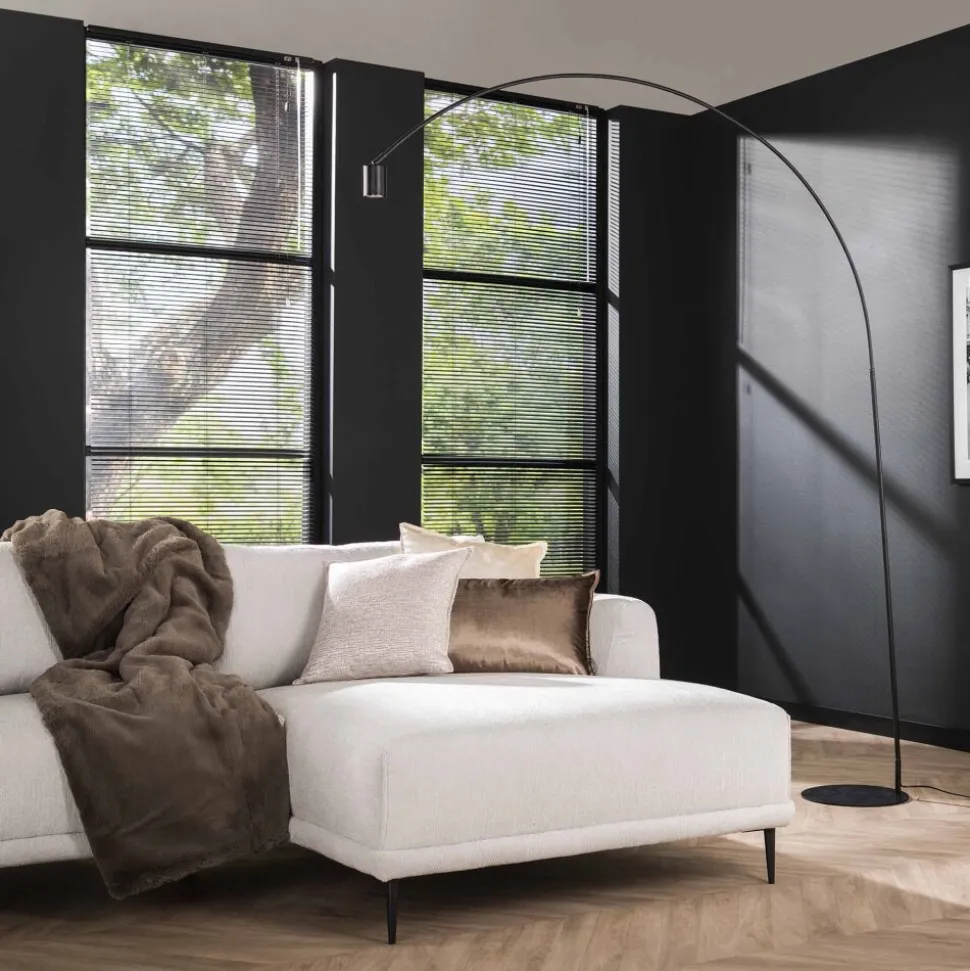 Lampadaire Arc Led Anthracite, 1 Lumiere