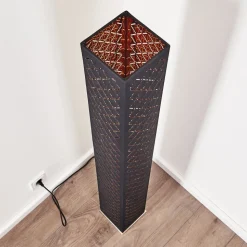 Lampadaire Astille Nickel Mat, 2 Lumieres