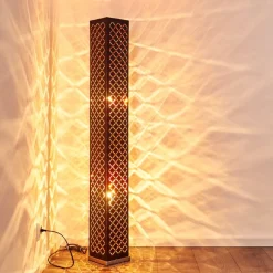 Lampadaire Astille Nickel Mat, 2 Lumieres
