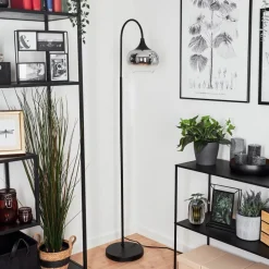Lampadaire Azurara Noir, 1 Lumiere