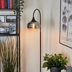 Lampadaire Azurara Noir, 1 Lumiere