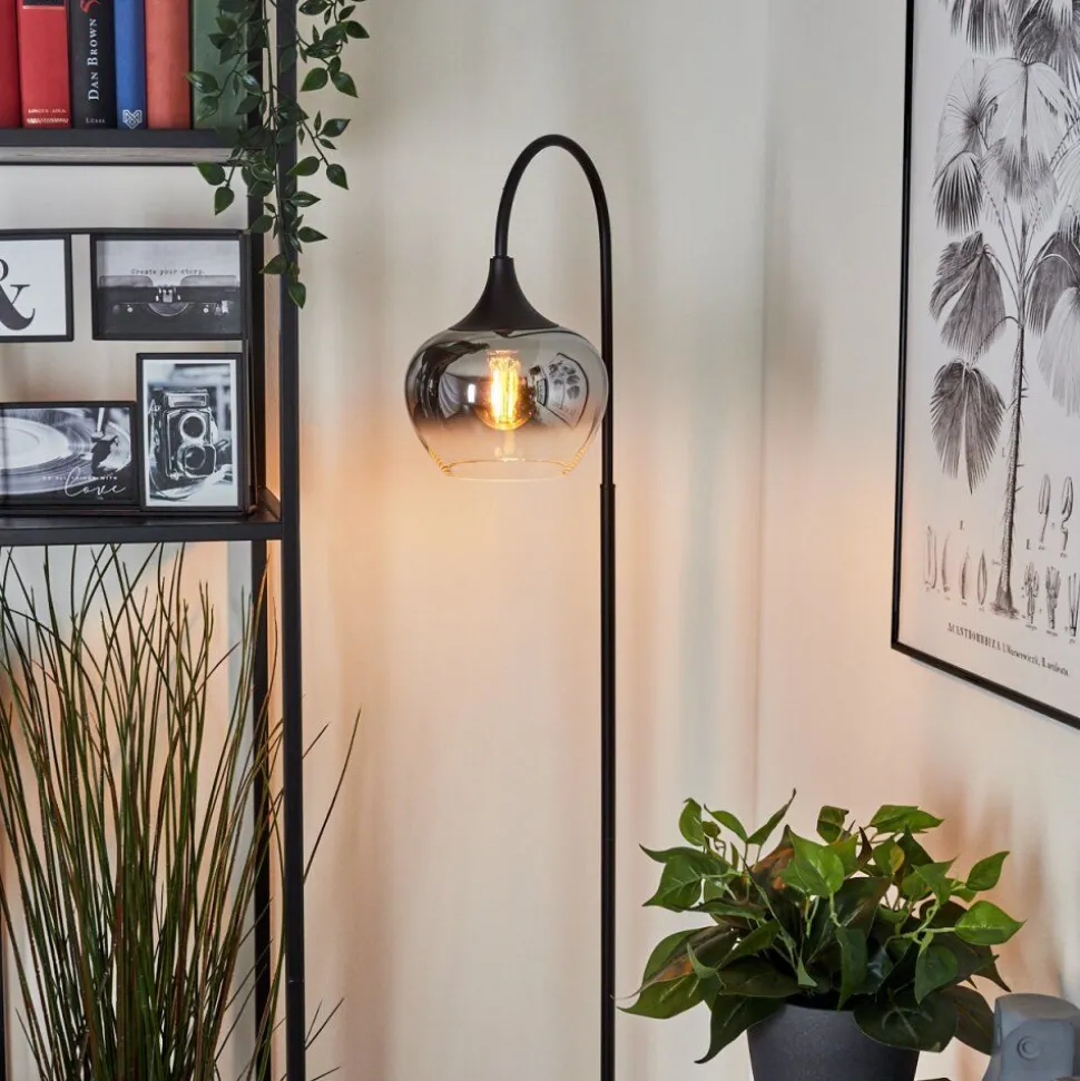 Lampadaire Azurara Noir, 1 Lumiere
