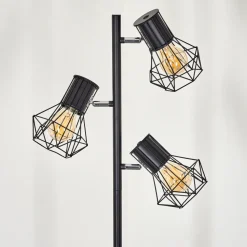 Lampadaire Bardhaman Noir, 3 Lumieres