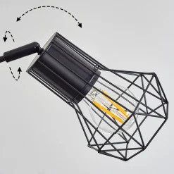 Lampadaire Bardhaman Noir, 5 Lumieres