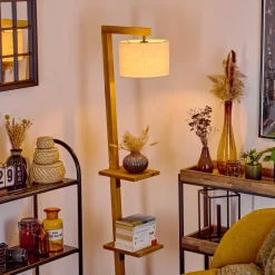 Lampadaire Baval Ecru, 1 Lumiere
