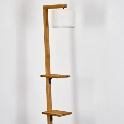 Lampadaire Baval Ecru, 1 Lumiere