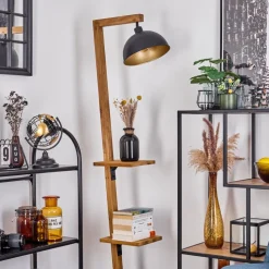 Lampadaire Baval Ecru, 1 Lumiere