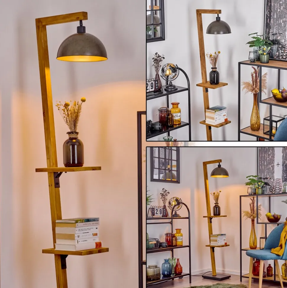 Lampadaire Baval Ecru, 1 Lumiere