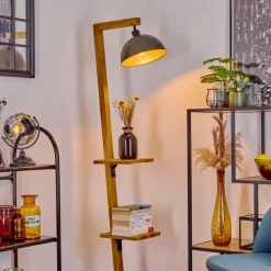 Lampadaire Baval Ecru, 1 Lumiere