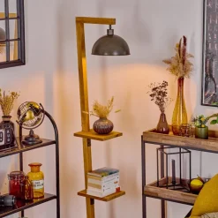 Lampadaire Baval Ecru, 1 Lumiere