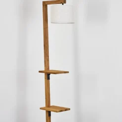 Lampadaire Baval Ecru, 1 Lumiere