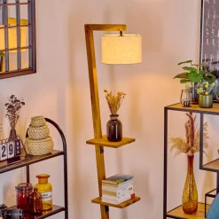 Lampadaire Baval Ecru, 1 Lumiere