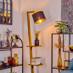Lampadaire Baval Ecru, 1 Lumiere