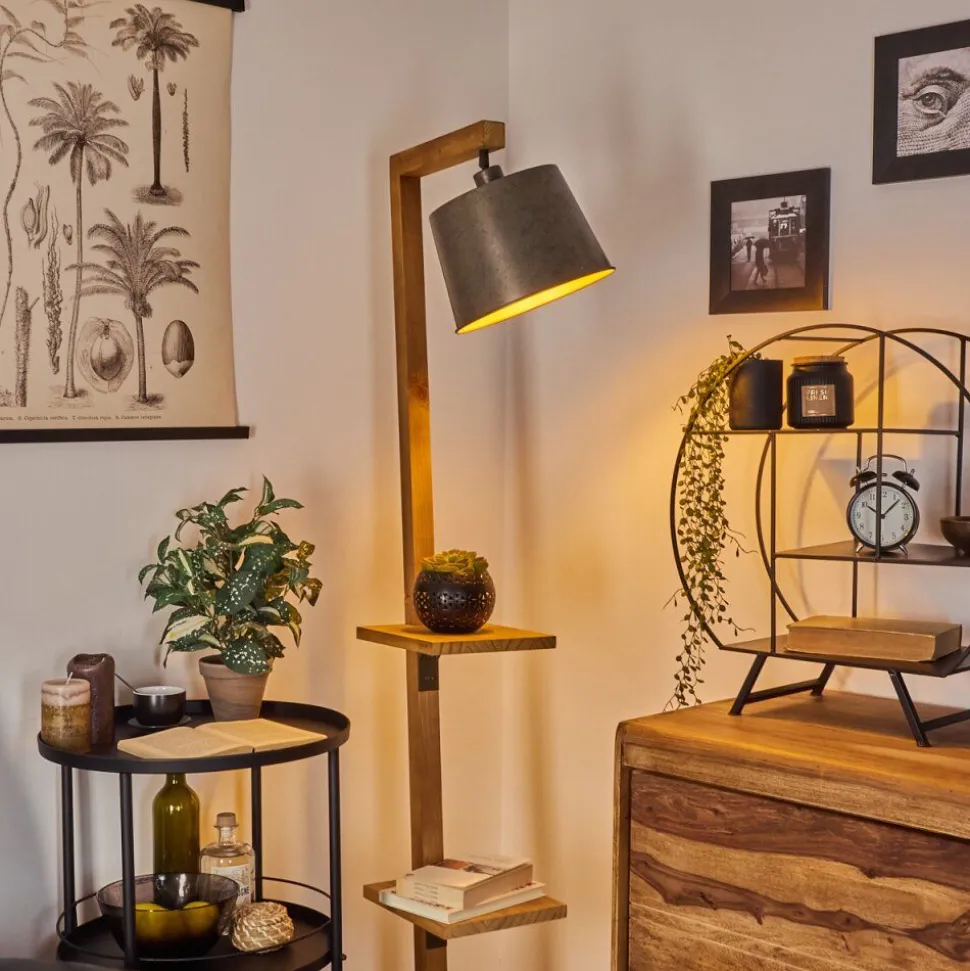 Lampadaire Baval Ecru, 1 Lumiere