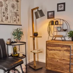 Lampadaire Baval Ecru, 1 Lumiere