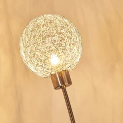 Lampadaire Bernado Nickel Mat, 3 Lumieres
