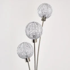 Lampadaire Bernado Nickel Mat, 3 Lumieres