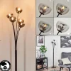 Lampadaire Bernado Noir, 5 Lumieres